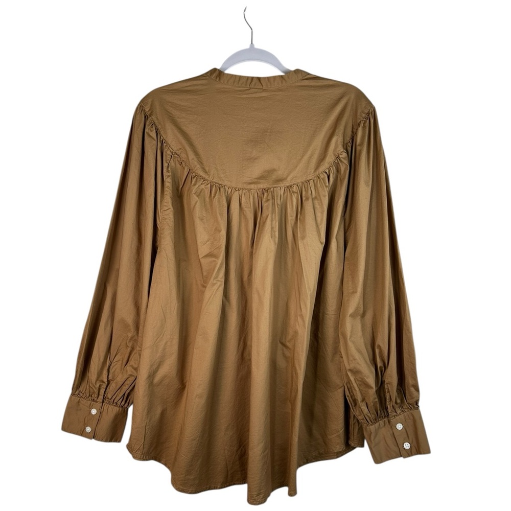 Old Navy Women's Brown Button-Up Blouse - Picture 7 of 9
